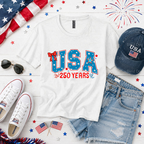 Stars Stripes & Sparklers – Fourth Of July DTF Transfer (view 2 of 2) – by Blind Dog Graphics – Premade Transfers – Fourth...