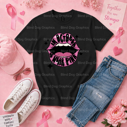 SURVIVOR Distressed Pink Ribbon - Breast Cancer Awareness Premade DTF Transfer (view 2 of 2) – by Blind Dog Graphics – Pre...