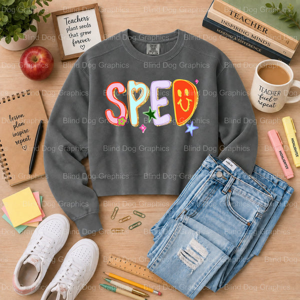 Teachers Change The World One Child At A Time (view 2 of 2) – by Blind Dog Graphics – Premade Transfers – Teacher, Educator