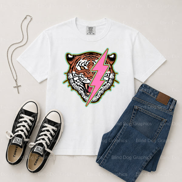 The Heavens Are Roaring – Christian Premade DTF Transfer (view 1 of 2) – by Blind Dog Graphics – Premade Transfers – Chris...