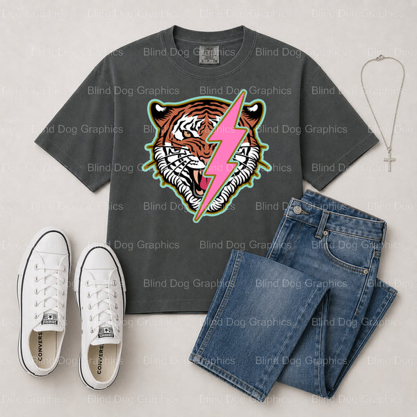 The Heavens Are Roaring – Christian Premade DTF Transfer (view 2 of 2) – by Blind Dog Graphics – Premade Transfers – Chris...