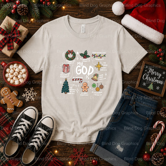 The Naughty List – Christmas Premade DTF Transfer (view 1 of 2) – by Blind Dog Graphics – Premade Transfers – Christmas, H...