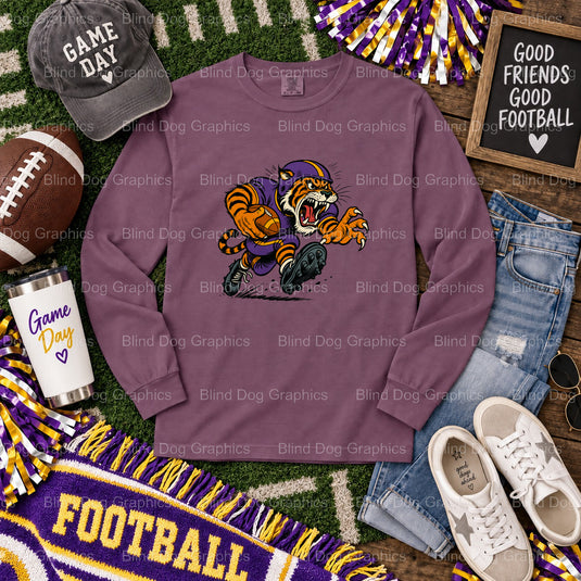 TIGER MOM - LSU Tigers Game Day Premade DTF Transfer (view 2 of 2) – by Blind Dog Graphics – Premade Transfers – LSU, Coll...