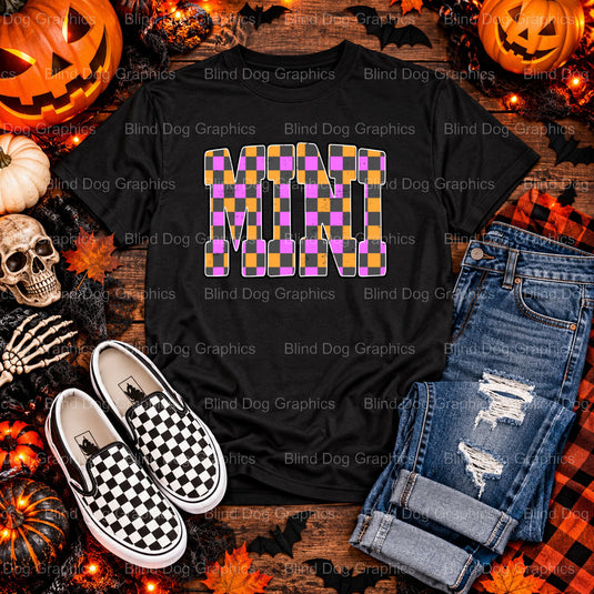 Trick or Treat Ghost with Witch Hat – Halloween Premade DTF Transfer (view 1 of 2) – by Blind Dog Graphics – Premade Trans...