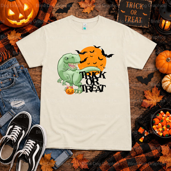TRICK OR TREAT – Halloween Premade DTF Transfer (view 1 of 2) – by Blind Dog Graphics – Premade Transfers – Halloween, DTF...