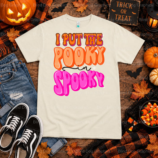 Trick or Treat Yo' Self – Halloween Premade DTF Transfer (view 1 of 2) – by Blind Dog Graphics – Premade Transfers – Hallo...