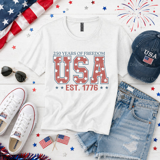 USA Eagle Flag – Fourth Of July DTF Transfer (view 2 of 2) – by Blind Dog Graphics – Premade Transfers – Fourth Of July, P...