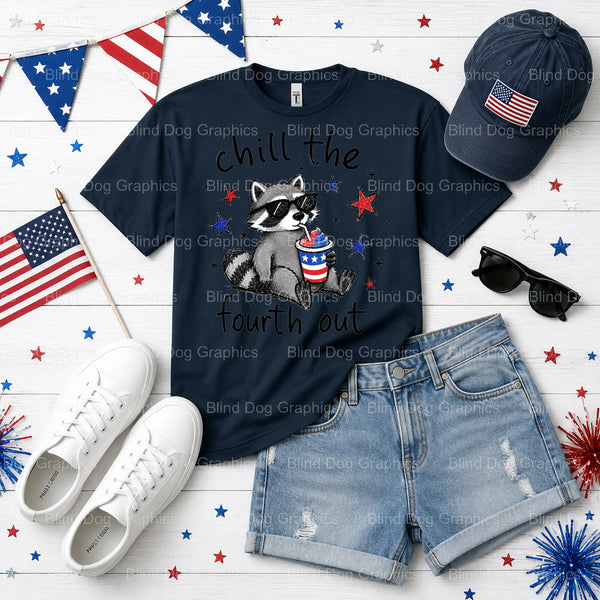 USA Eagle Head – Fourth Of July DTF Transfer (view 2 of 2) – by Blind Dog Graphics – Premade Transfers – Fourth Of July, P...