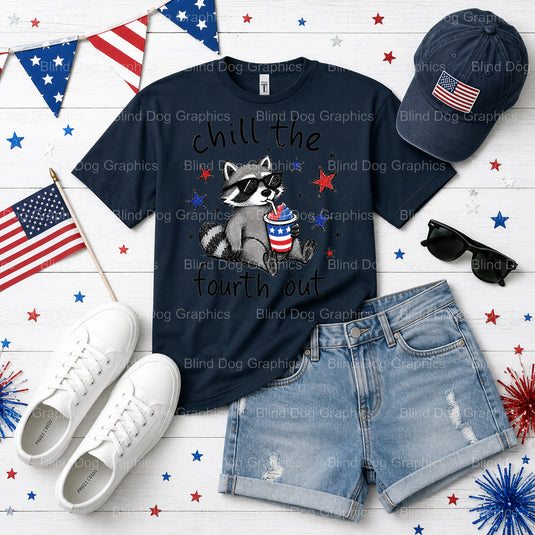 USA Eagle Head – Fourth Of July DTF Transfer (view 2 of 2) – by Blind Dog Graphics – Premade Transfers – Fourth Of July, P...