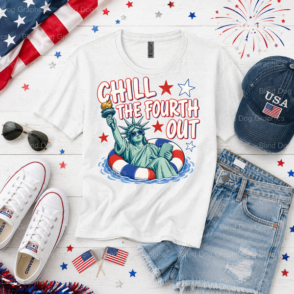 USA – Fourth Of July DTF Transfer (view 1 of 2) – by Blind Dog Graphics – Premade Transfers – Fourth Of July, Patriotic