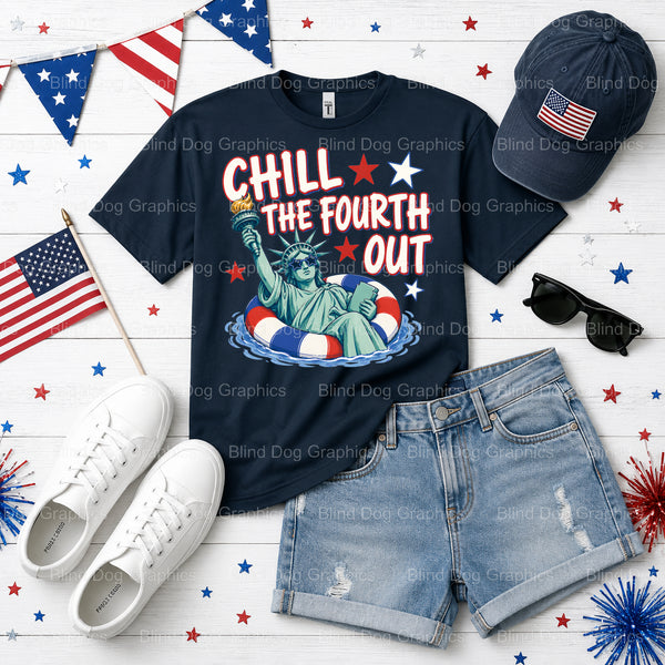 USA – Fourth Of July DTF Transfer (view 2 of 2) – by Blind Dog Graphics – Premade Transfers – Fourth Of July, Patriotic