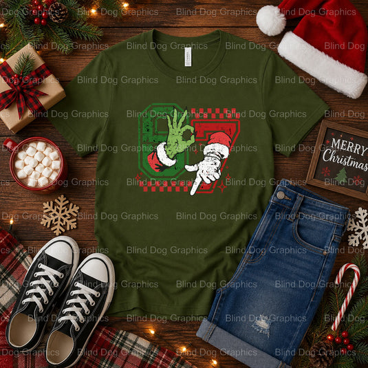 WHO-LIDAY CHEER – Christmas Premade DTF Transfer (view 1 of 2) – by Blind Dog Graphics – Premade Transfers – Christmas, Ho...