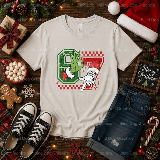 WHO-LIDAY CHEER – Christmas Premade DTF Transfer (view 2 of 2) – by Blind Dog Graphics – Premade Transfers – Christmas, Ho...